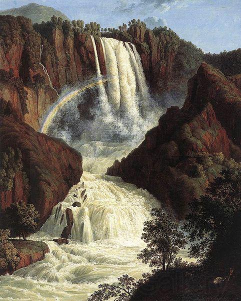Jacob Philipp Hackert The Waterfalls at Terni France oil painting art